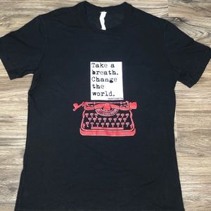 Lululemon Wordsmith Black 5 Year Basic Tee Sz M